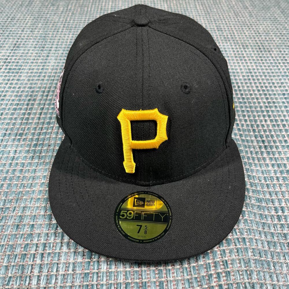 Pittsburgh Pirates World Series Black New Era Fitted Sz 7 5/8‎ Men’s Preowned